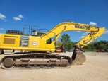 Side of used Excavator